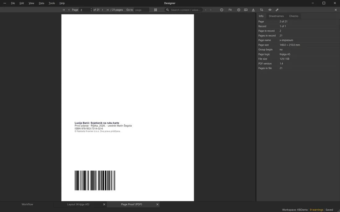 Page Proof: Inhaltsverzeichnis des Buchs